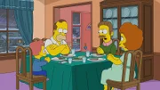 (v.l.n.r.) Rod; Homer; Ned; Maude
