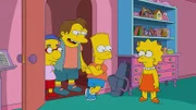 (v.l.n.r.) Milhouse; Nelson; Bart; Lisa