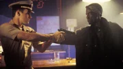 Cmdr. Harmon 'Harm' Rabb, Jr. (David James Elliott, l.), Stick (Brian D. Coats)