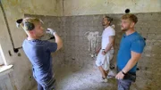 Besprechung in der Küche, Eduard Wittenberg, Mike Schopp und Thomas Wittenberg