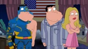 (v.l.n.r.) Cyborg Stan; Stan Smith; Francine Smith