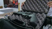 Waffe in Koffer