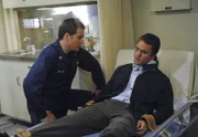 Auftrag in Neapel: DiNozzo (Michael Weatherly, l.) und Andre Fullerton (James Harvey Ward, r.) ...