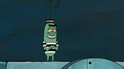 Nachdem Plankton es geschafft hat, aus dem Gefängnis auszubrechen, ist sein erstes Ziel die Krabbenburger-Geheimformel zu stehlen.  +++