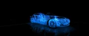 Ein hochmodernes 3-D-Modell eines Autos.