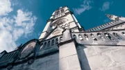 Der 70m hohe Turm der Mariä-Empfängnis-Basilika.