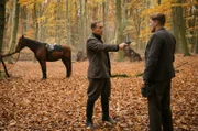 Babylon Berlin Staffel 3 Folge 8 Zeugenbeseitigung: Benno Fürmann als Oberst Wendt, Jacob Matschenz als Richard Pechtmann  Copyright: SRF/X Filme Creative Pool GmbH/ARD Degeto Film GmbH/Sky Deutschland/WDR/Beta Film GmbH/Frédéric Batier