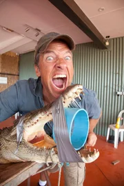 Mike Rowe. Crocodile Biologist episode.
