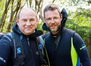 SRF bi de Lüt, Wunderland - Seetal, Staffel 5, Episode 2, Tauchlehrer Thomas Bättig (l.) und Nik Hartmann