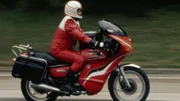 CX 500 mit Vollverkleidung, Krauser-Koffern und Elefantenboy.