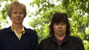 Val Driver (re.) und Bev Korness