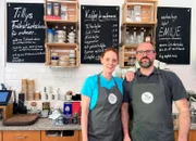 Heidi Scheid und Tobi Schütze vom Tillys Café Walz in Wiesbaden.