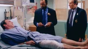 (v.r.) Jerry Orbach, Jesse L. Martin, Mandy Patinkin