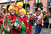 Der Mainzer Rosenmontagszug steht dieses Jahr unter dem Motto: "Humor ist Meenzer Lebensart mit Herz und Toleranz gepaart". Impressionen vom Mainzer Rosenmontagszug.