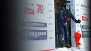 Einstein Lauberhorn Inside: Die Erfolgsmacher hinter Odermatt und Co. Tobias Müller steht im Starthaus der Lauberhorn-Abfahrt.