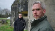 EBEN-EMAEL, BELGIUM - Sam Willis and Robert Joe stand in front of a gun casemate at Belgium’s Fort Eben Emael, one of the biggest and most formidable fortresses in the world at the time in World War II.