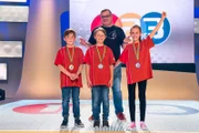 Das Rateteam aus Fürstenfeldbruck/Deutschland mit Elton.