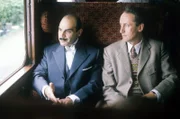 David Suchet (Hercules Poirot), Hugh Fraser (Captain Haistings).