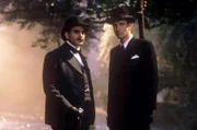 Hercule Poirot (David Suchet, l) und Captain Hastings (Hugh Fraser).