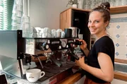 Tina Brückmann vom Café Heimelig in Frankfurt am Main.