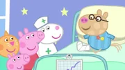 v.li.: Candy Cat, George Pig, Peppa Pig, Suzy Sheep, Pedro Pony