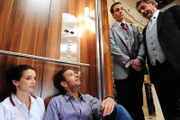 (v.l.n.r.) Elena (Lili Gesler); Nils (Florian Stadler); Xaver (Jan van Weyde); Julius (Michele Oliveri)