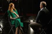 Im Probe-Interview konfrontiert Madeline (Karen Gillan) Douglas (Hugh Bonneville) mit einer Behauptung, die ihn komplett aus der Fassung bringt.