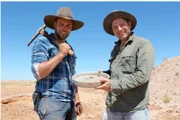The team in Lightning Ridge hoping for a big jackpot just before the end of the mining season.