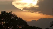 Der Himmel kurz vor einem Gewitter.