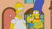 (v.l.n.r.) Homer; Maggie; Marge