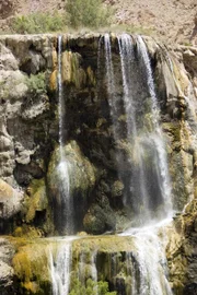 Wasserfall in der Wüste.