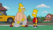 Grampa (l.); Bart (r.)