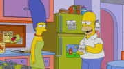 Marge (l.); Homer (r.)