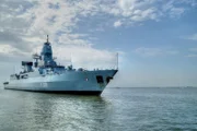 HMAS Sydney sailing.