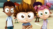Sherwood, Angelo und Lola haben einen cleveren Plan ausgeheckt. Angelo soll Butterfinger trainieren.