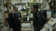 FLORENCE, ITALY - Inside Florence’s Palazzo Pitti, Captain Lanfranco Disibio of Italy’s Carabinieri Police shows RJ the store of stolen artwork they have confiscated since WW2.