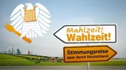 "Mahlzeit! Wahlzeit! -  Eine Stimmungsreise auf der B1 Quer durch Deutschland"