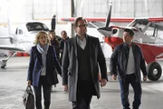Pictured L-R: Geneva Carr as Marissa Morgan, Annabelle Attanasio as Cable McCrory, Jaime Lee Kirchner as Danny James, Michael Weatherly as Dr. Jason Bull, and Freddy Rodriguez as Benny Colón