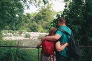 Deborah und Lukas im Zoo