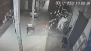 Mysterious orbs fall from the ceiling in a room at the Museum of Shadows in Omaha, Nebraska