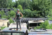 Julie is on the lookout for promising vehicles for the "Steel Buddies" in her home country
