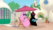 L-R: Barbapapa, Barbamama
