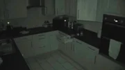 A poltergeist opens drawers and cabinets and tosses items in the kitchen of a man's home in York, England