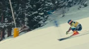 Rasantes Skirennen.