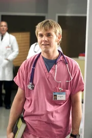 J.D. hofft von Dr. Fisher (Jay Mohr, r.) wertvolle Tipps zu bekommen, wie man Dr. Cox in Griff kriegen kann ...