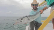Thad Robison with fish.