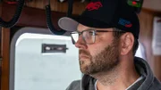 Aleutian lady captain Rick at the helm