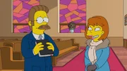 Ned Flanders (l.); Barbara (r.)