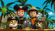 v.li.: Rubble, Ryder, Rocky, Carlos, Tracker