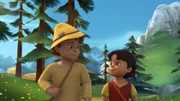 Peter und Heidi schließen Freundschaft.
